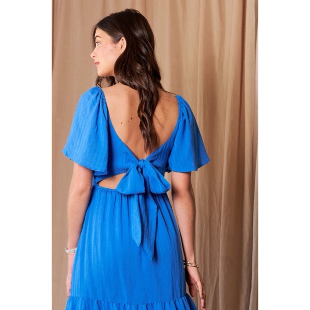 Blue Tiered Maxi - Picture 2 of 2